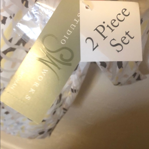 NWT 2 Piece Button Down and Tank Top Shirt Top 3X - Picture 5 of 7